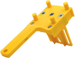 Siks Drilling Guide Template Wood Chipboard Precise Hole Positioning Device Hinge Hole Fixing Compatible 6 8 10mm Dowels Self-centering Adjustable Stoppers Yellow Siks Drilling Guide Template Wood Chipboard Precise Hole Positioning Device Hinge Hole Fixing Compatible 6 8 10mm Dowels Self-centering Adjustable Stoppers Yellow