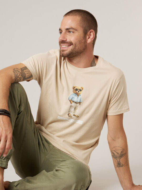Tricou Bej Deeluxe