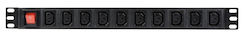 Adastra 10-gang Iec Pdu Switched 1.8m 776.495uk