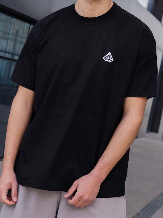 Short Sleeve Black Blouse