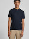 Theor Short Sleeve Blouse Dark Blue
