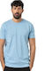 Herrenblusen Hellblau B002-8