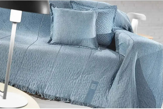 Guy Laroche Soho Διθέσιου Καναπέ Δύο 'Οψεων Π180xΜ250cm Μπλε