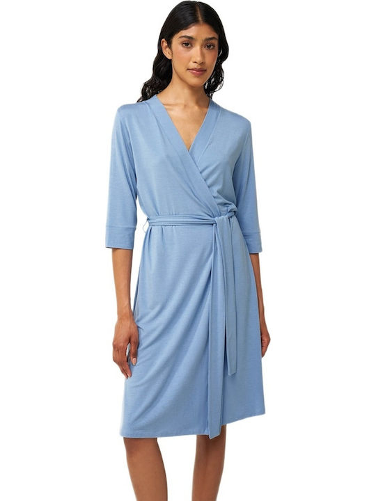 Vamp Summer Women's Robe Light Blue
