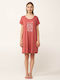 Vamp Vamp Damen-Schlafanzug Sommer Pink Cedar