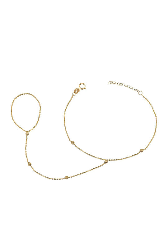 Damen Armband aus Gold 9K mit Diamant