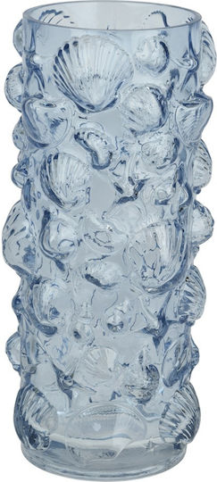 Decoris Glasvase Blau Decoris Glasvase Blau