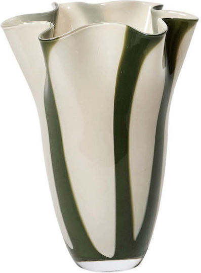 Broste Copenhagen Vază Din Sticlă Liva Verde 31,5cm