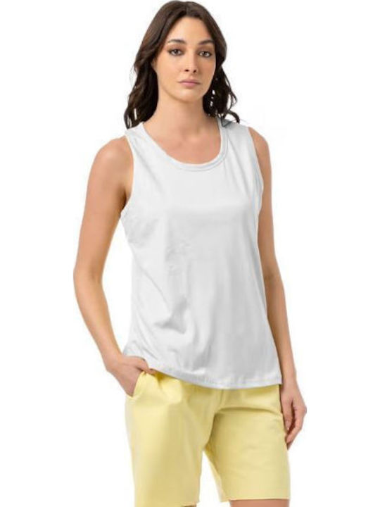 Bodymove Damen Bluse Baumwolle Weiß