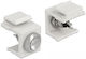 Delock Keystone Druckknopf Weiß 86401