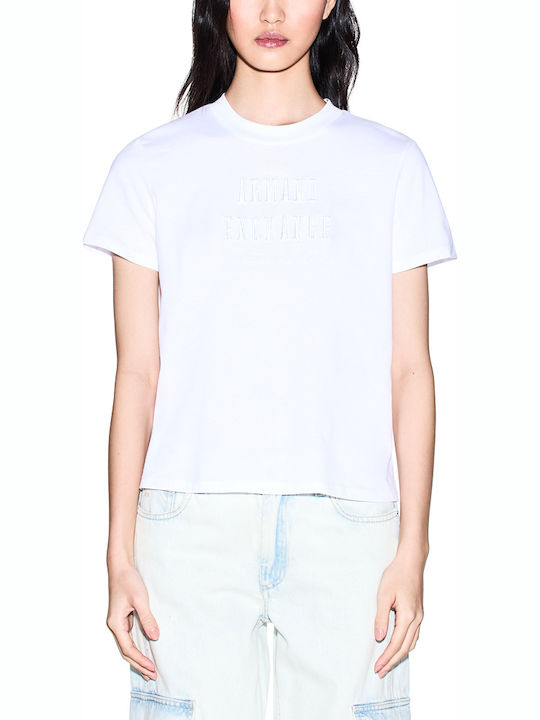 Armani Exchange Damen T-Shirt Weiß