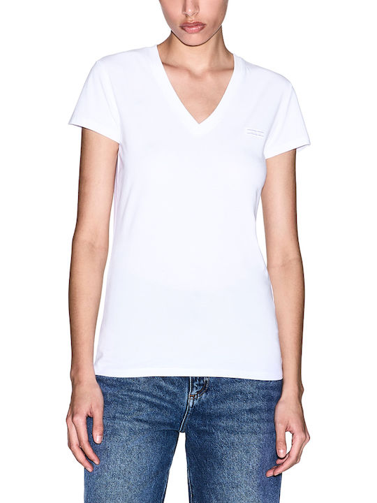 Armani Exchange Damen T-Shirt Weiß