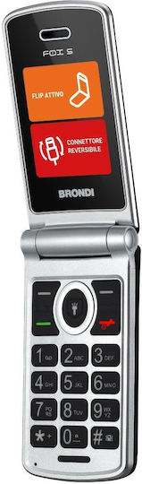 Brondi Fox S Dual SIM Κινητό με Κουμπιά Μαύρο