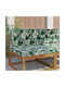 vidaXL Garden Chair Cushions with Backrest Green 2 Pieces 80x80cm