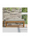 vidaXL Garden Chair Cushion Gray 40x115cm