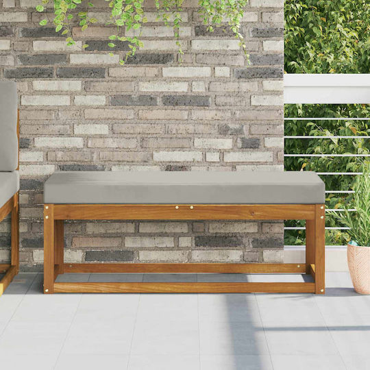 vidaXL Garden Chair Cushion Gray 40x115cm