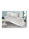 Guy Laroche Pinstripe Set Bed Sheets Double 240x265cm 4 Pieces