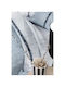 Guy Laroche Avene Bettlaken Set Super-Doppel 240x265cm Denim 4 Stück