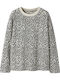 Kids Top Long-sleeved White / Animal Print