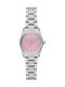 Michael Kors Lexington Womens Battery Watch with Yellow Metal Bracelet