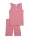 Kids Set with Leggings Summer 2pcs Orange Jr Ess Elevated