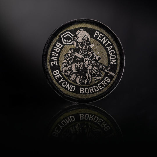 Pentagon Brave Moral Patch-σήμα 01-black-μαύρο