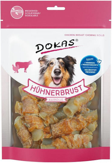 Dokas Breast Chew Λιχουδιά Σκύλου Πούρο με Κοτόπουλο 250gr