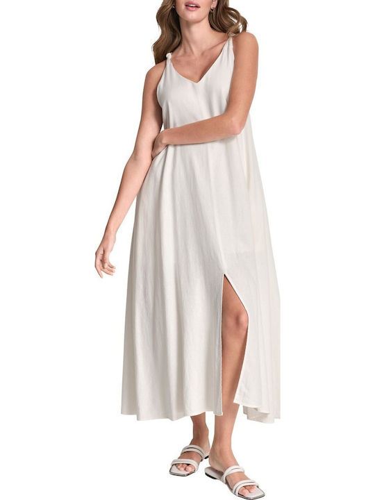 DKNY Sommer Midi Wickel Damenkleid Ivy