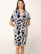 Sommer Mini Damenkleid Blau