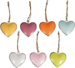 Rayher Metallic Decorative Hearts 3.7cm 7 Pieces