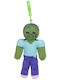 Λούτρινο Μπρελόκ Minecraft 12cm Zombie Plush Bag Clip Bc26239mnc-zom