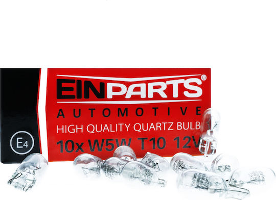 Einparts Lămpi Auto W5w 12v 5w Bec Halogen Ceasuri Torpedou