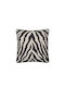 Broste Copenhagen Διακοσμητική Μαξιλαροθήκη Zebra από 100% Βαμβάκι Μαύρο/ Μπεζ 50x50εκ.