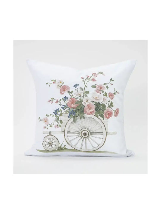 Borea Sofa Cushion 16 From 100% Cotton White 45x45cm