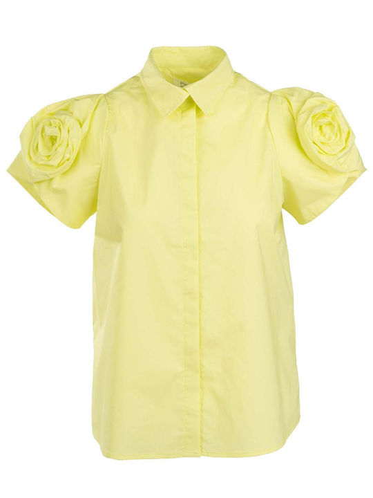 Psophia Short Sleeve Women's Shirt Yellow