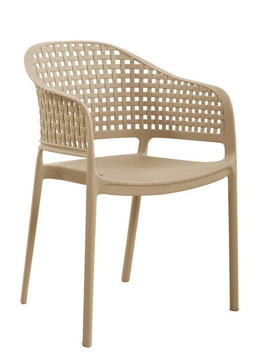 Gartenstühle Außenbereich Rattan Cuba Braun