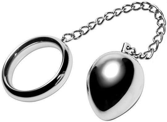 Metalhard Cock Ring 40 Mm Chain Bead Black