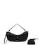 Leather Women's Shoulder Bag Black
