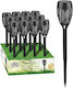 HOMie Set of 12 Solar Lights with Warm White Light 50x7.2cm