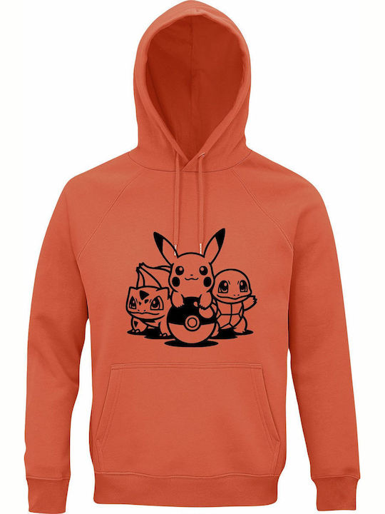 Блуза С Качулка Органичен Унисекс Pokemon Fanar...