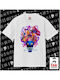 Kpop Demon Hunters Huntrix Classic T-shirt Double Stitching Without Side Seams White 100% Cotton Vegan & Oeko-tex Certified