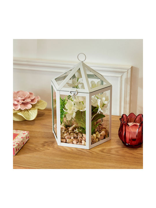 Artificial Plant Yala 16.5x14x23 A-s Fleur De Rose 214020 16.5x14x23 Glass