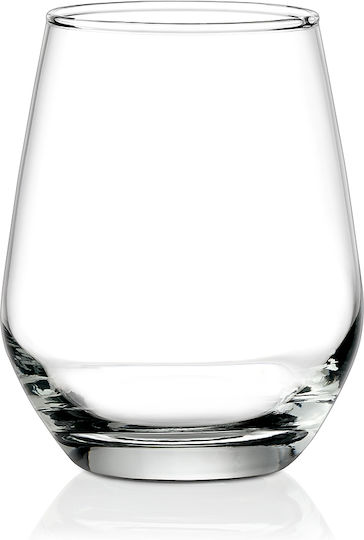 Cristar Sicilia Σετ Ποτήρια Ουίσκι Γυάλινα 369ml 24τμχ