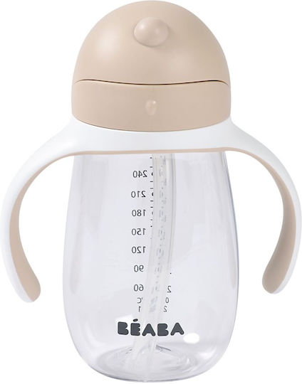 Beaba Образователно Биберон Пластмасово с Дръжки Бежово за 36м+ 300ml