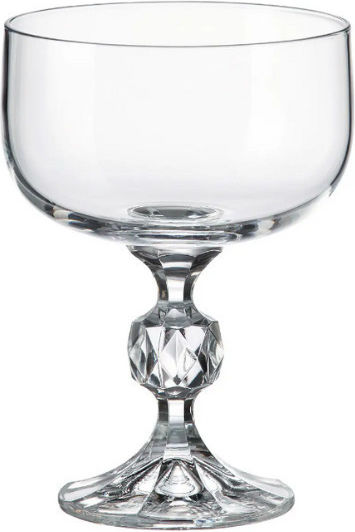 Crystal Bohemia Coupe Set Champagne Glasses / Cocktail Goblets Crystal 200ml 6 Pieces