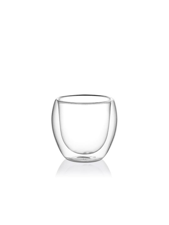 XM-Casa Set of Glass Water Glasses 240ml 6 Pieces