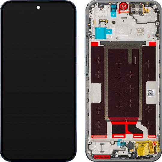 Oppo Screen with Touch Mechanism and Frame for Oppo Reno15 F (Blue)