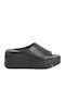 Summer Women's Platform Slippers Style Black