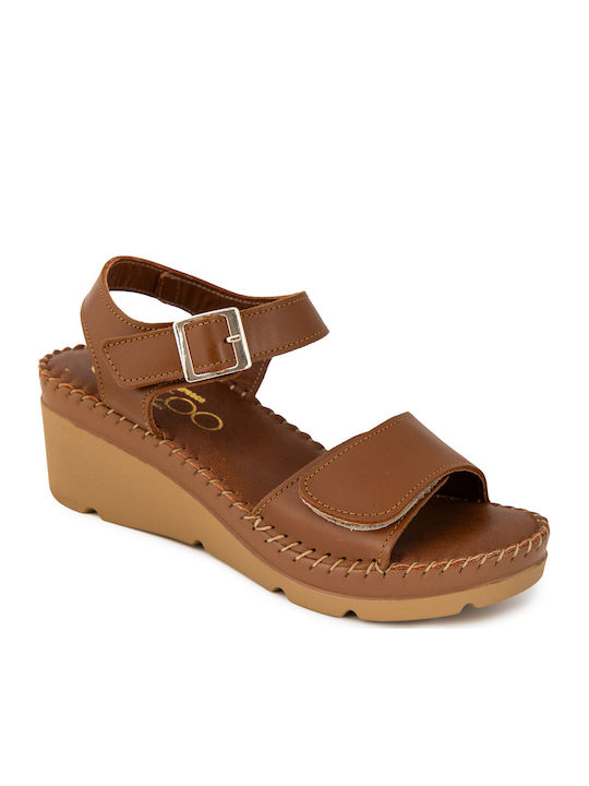 Sommer Damenplattformen Tabac