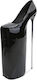 Damen Hochhackige Schuhe 30 Cm Extrem Hohe Absätze Plateaus Stiefel Stiletto Schwarze
